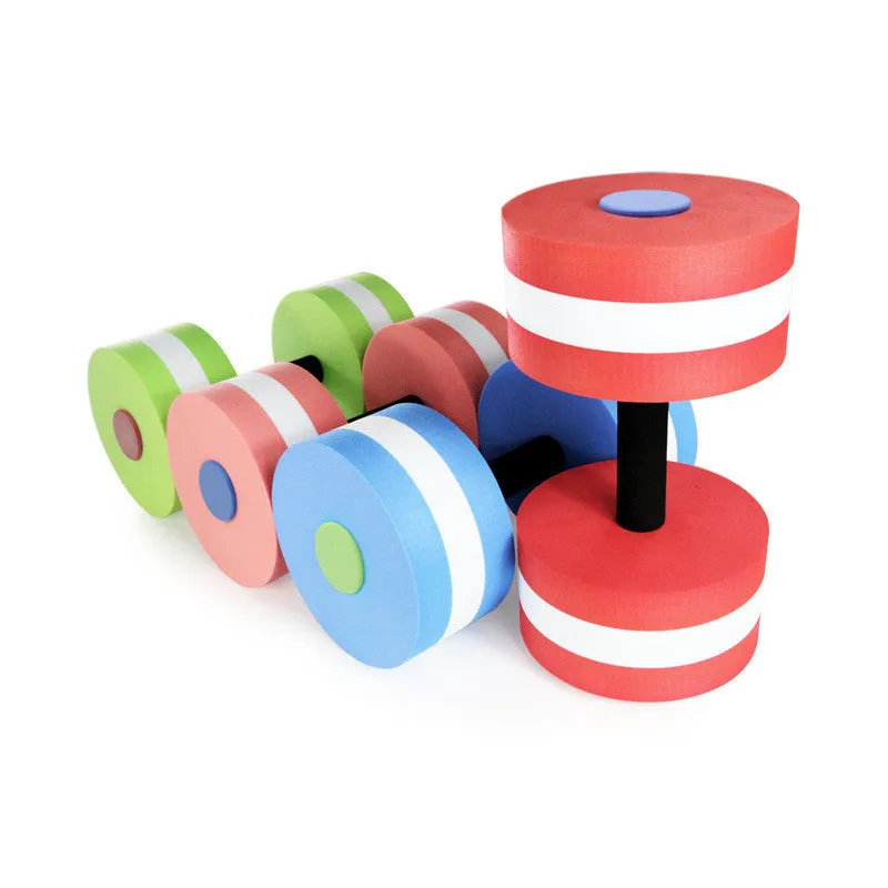 2Pcs Water Aerobics Dumbbells Swimming Training Eva Dumbbells Pool