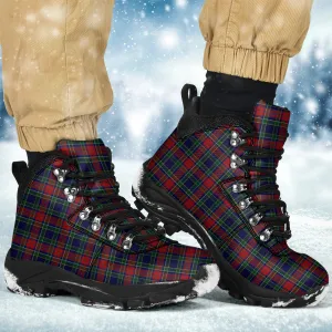 Allison Red Tartan Alpine Boots