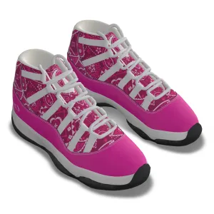 BANDANA VIRAL PINKISH Men's High Top Basketball Shoes