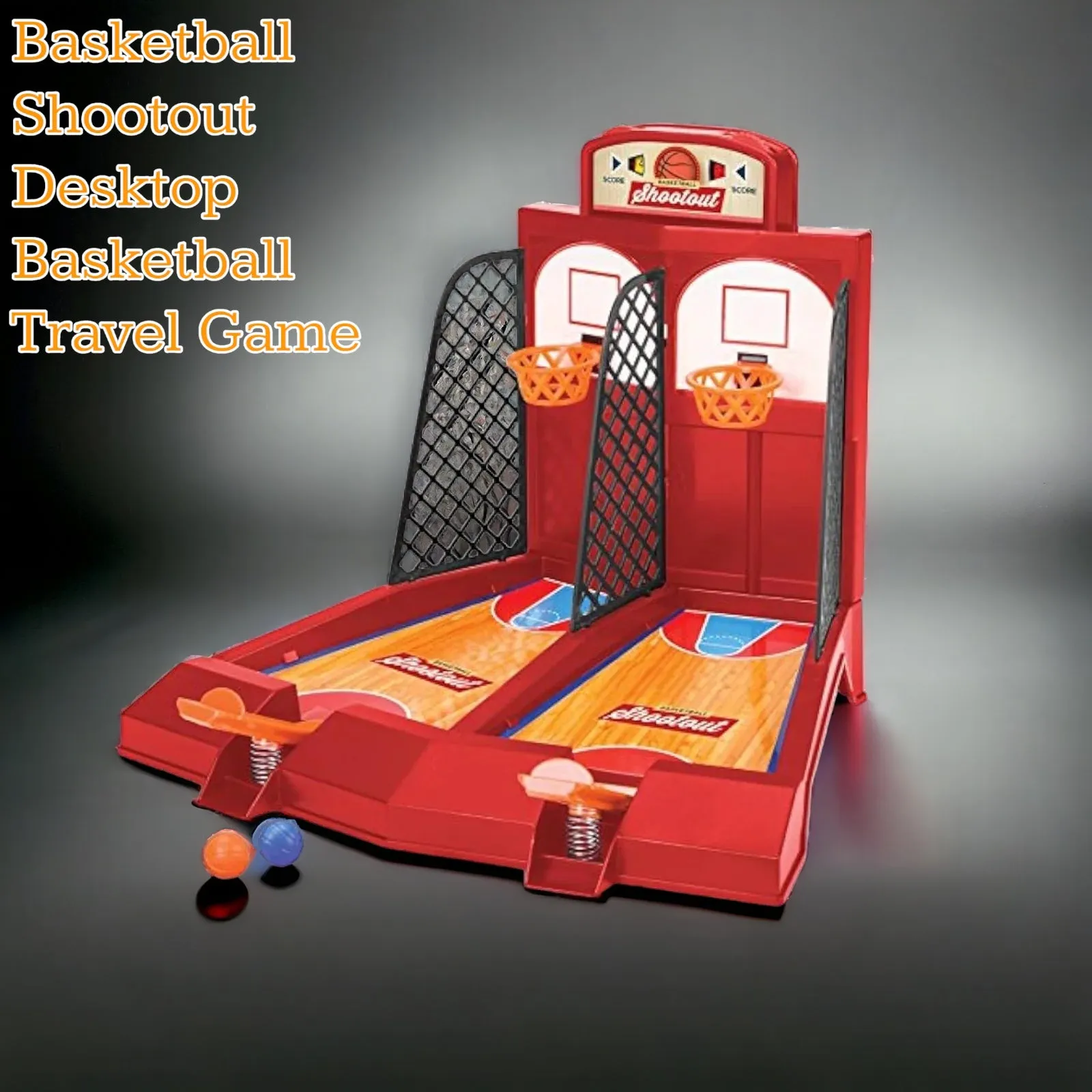 Basketball Shootout - 2 Player Desktop Basketball Travel Game