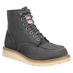 Carhartt Women's 6" Moc Toe Wedge Boots - Dark Gray