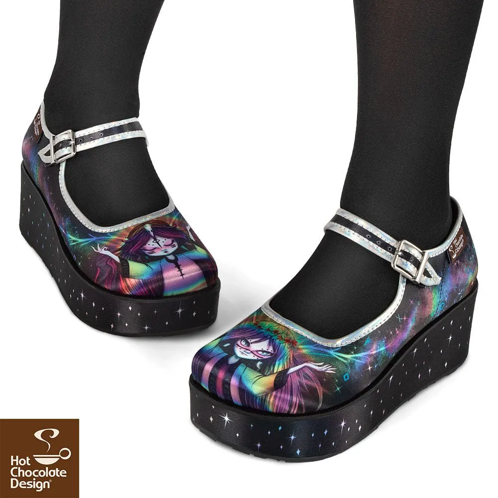 Chocolaticas® PAGAN SPIRIT Women's Mary Jane Platform