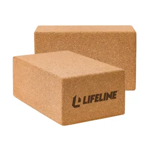 Cork Yoga Block 2 pack