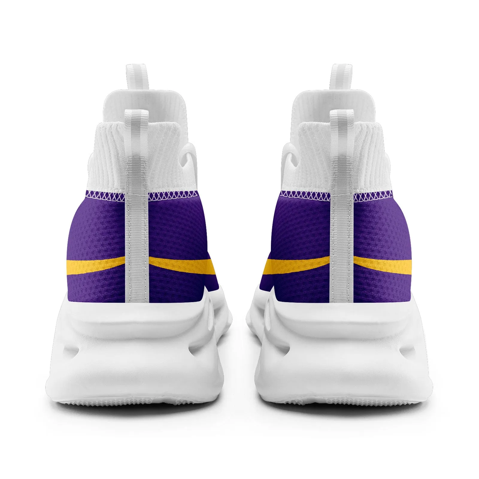 Custom Purple Minnesota Football Jersey and Sports Shoes Combo Offer Personalized Combo ZH-D025008-15