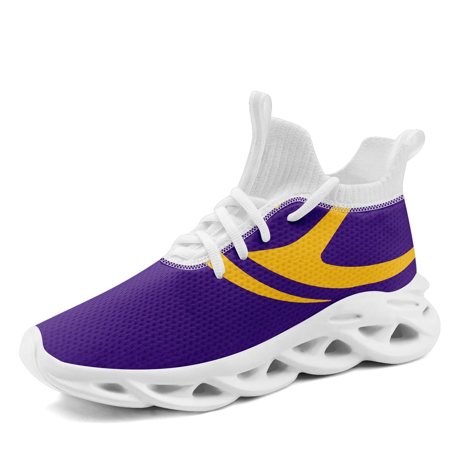 Custom Purple Minnesota Football Jersey and Sports Shoes Combo Offer Personalized Combo ZH-D025008-15