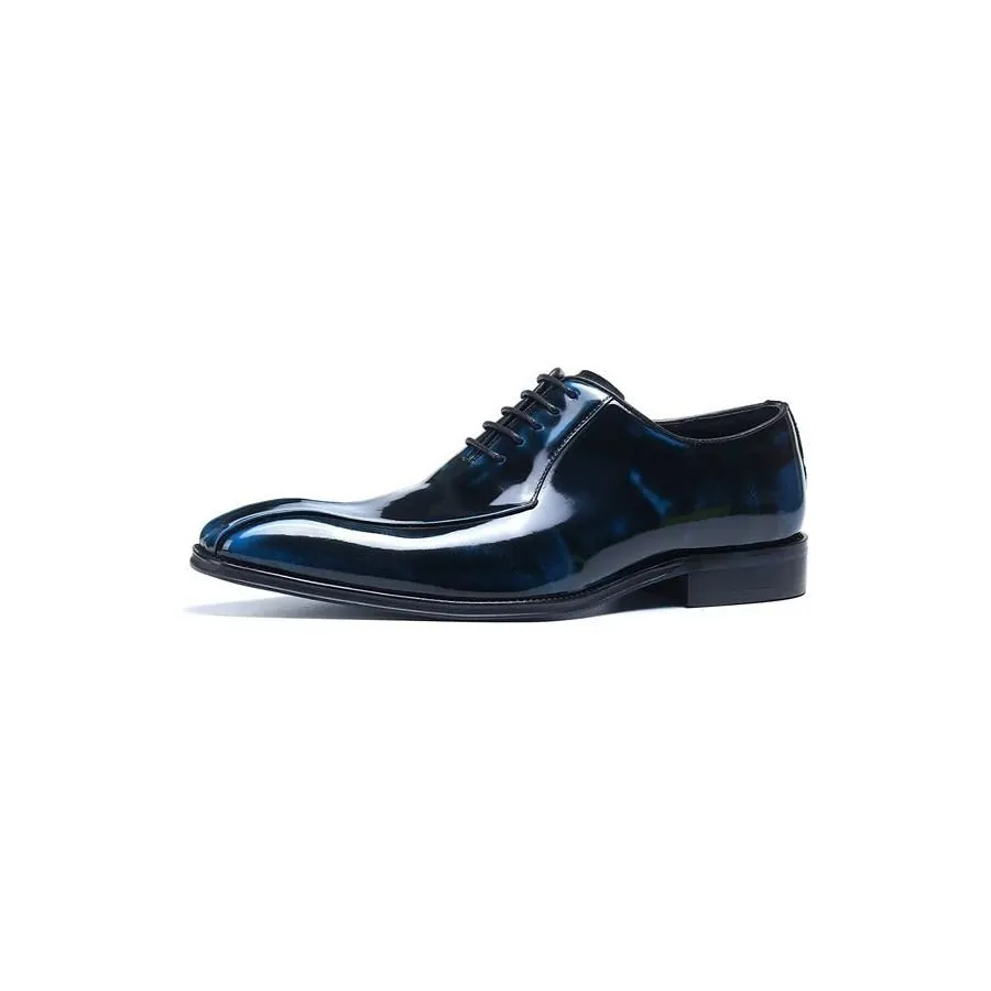 EleganLux Genuine Leather Oxford Dress Shoes