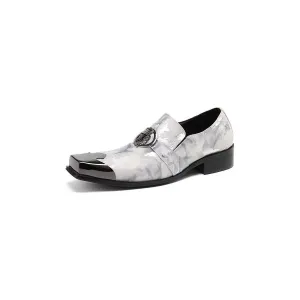 ExoticLux Genuine Leather Slip-on Dress Shoes