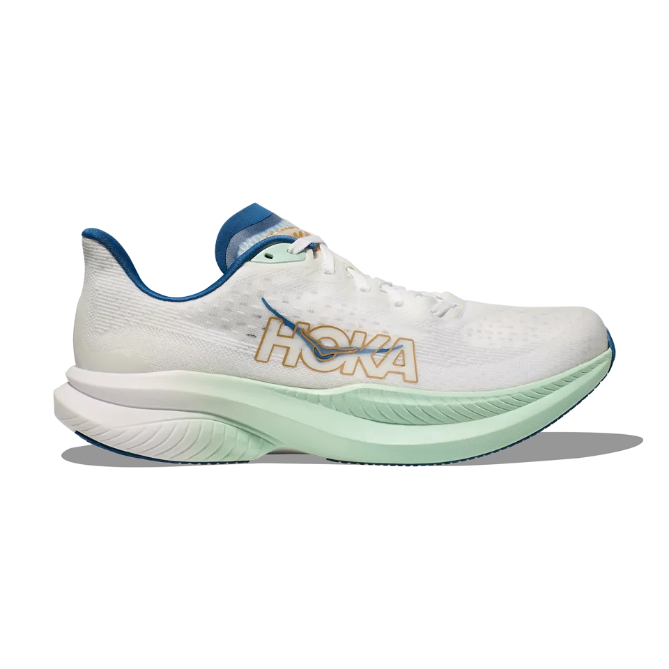 HOKA Men's Mach 6 Frost/Gold