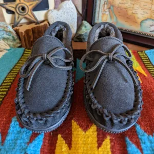 Kids' Moccasin Slipper the "Pile Lined" Hardsole by Minnetonka 48537