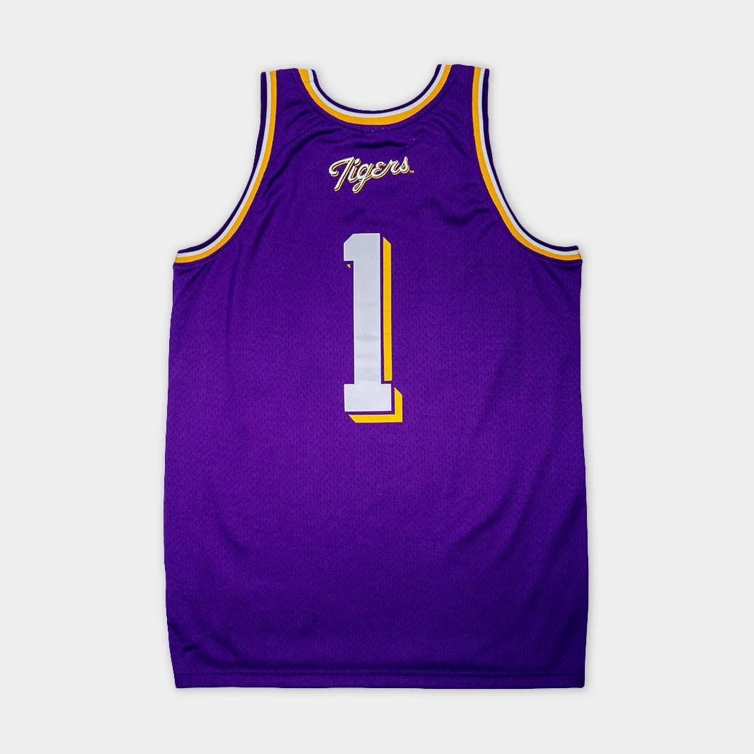 LSU Tigers Vintage Replica Basketball Jersey