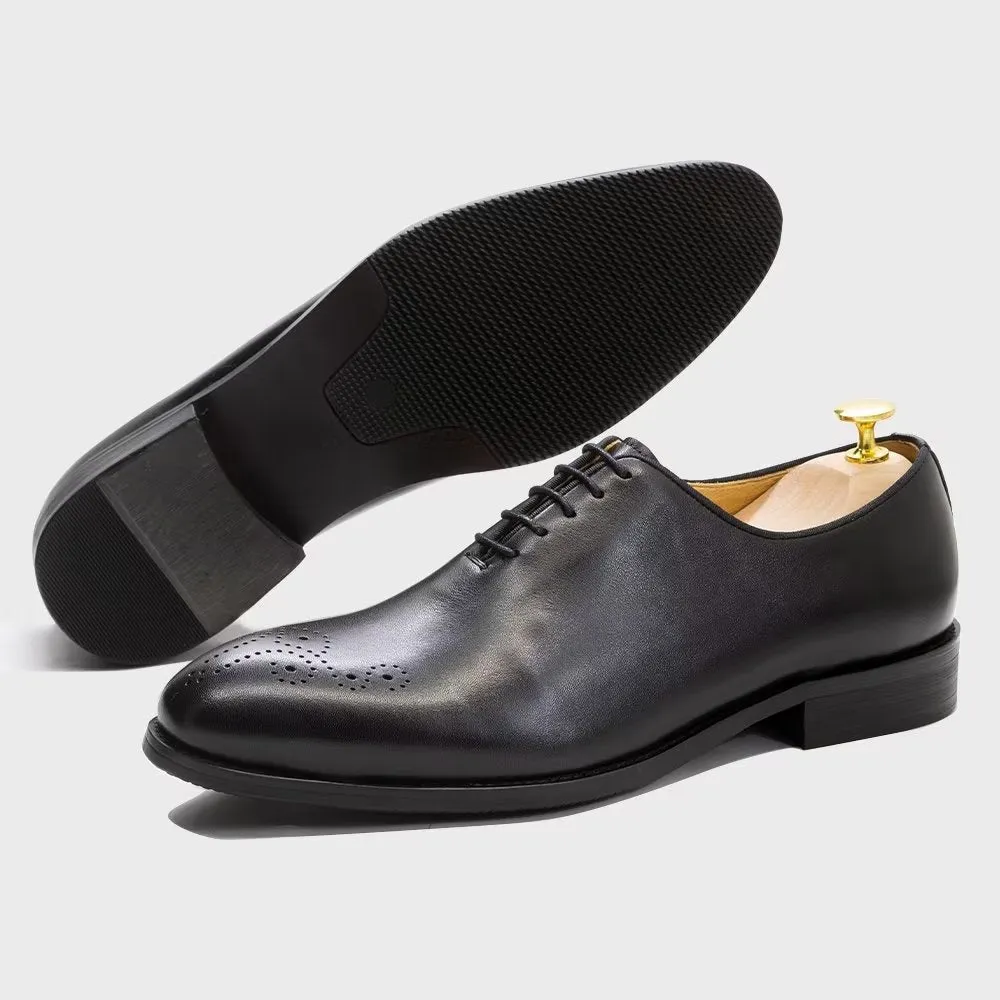 LuxeLace Exquisite Leather Formal Shoes