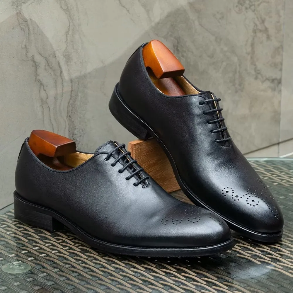 LuxeLace Exquisite Leather Formal Shoes