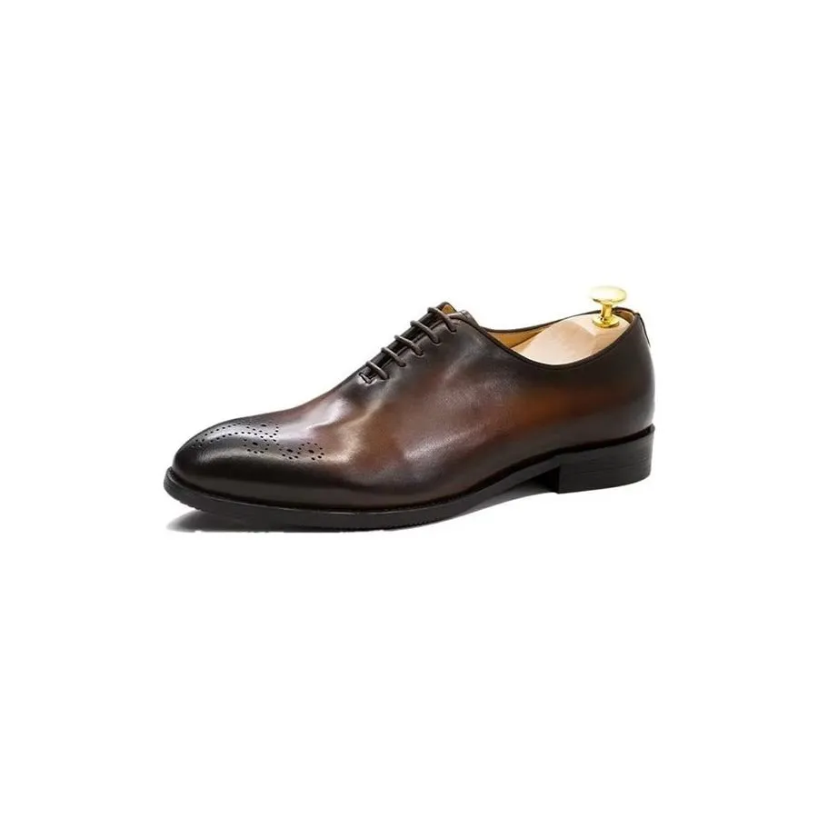 LuxeLace Exquisite Leather Formal Shoes