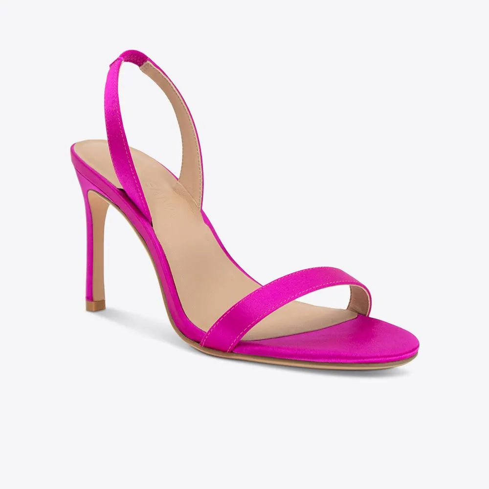 Martini Heel Pink Satin