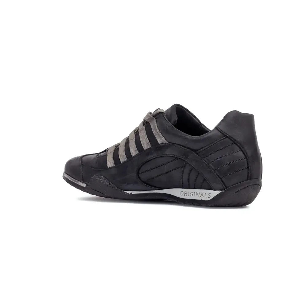 Men's GrandPrix Sneaker in Asphalt (Black and Gray)