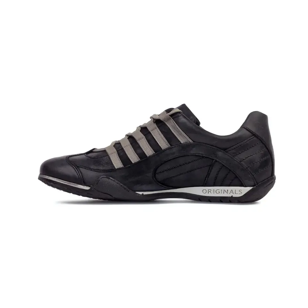 Men's GrandPrix Sneaker in Asphalt (Black and Gray)