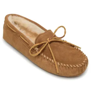 Minnetonka Sheepskin Softsole Moc - Mens Slippers