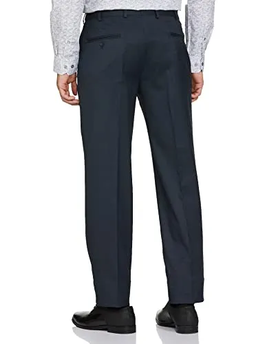 PARK AVENUE Men's Regular Trouser (PMTX06847-G8_Grey_S)