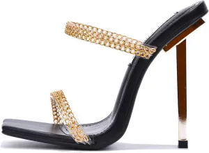 "Step into Elegance: Enya Cape Robbn Chic & Sexy Stiletto Heels for Women"