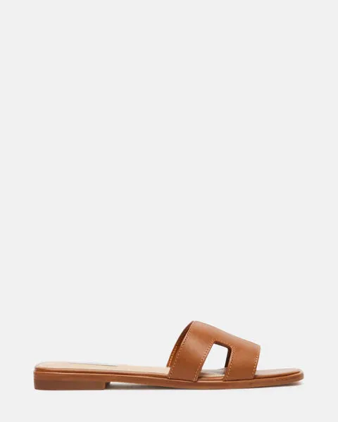 STEVE MADDEN HADYN COGNAC SLIDE