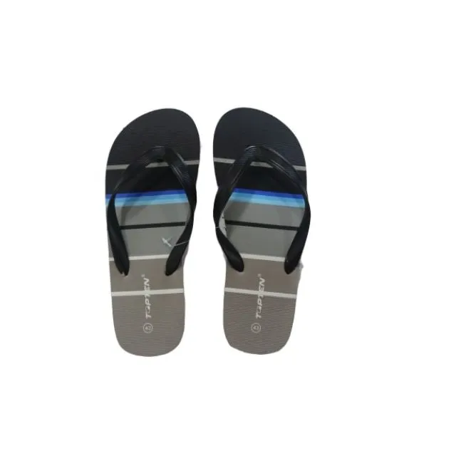 Topten  Men Beach Slippers Black And Grey P719060M