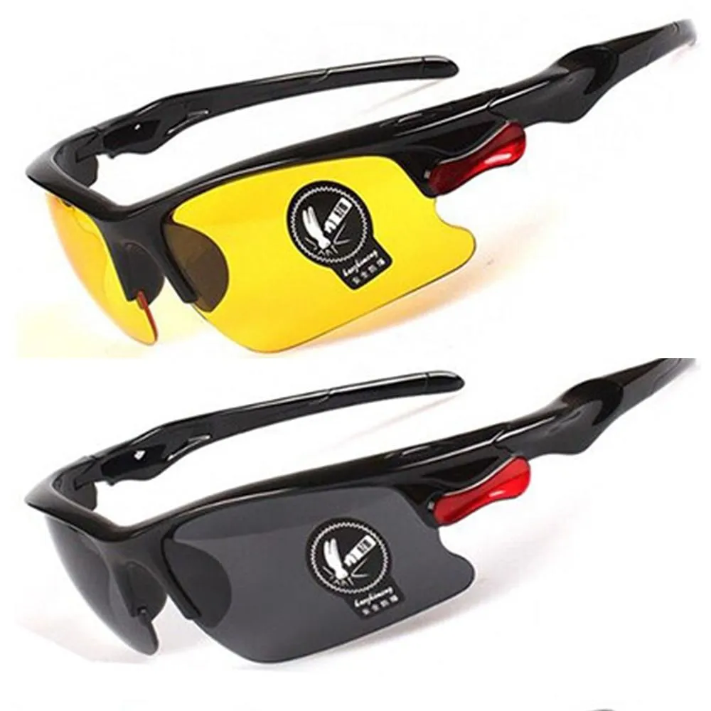 Unisex Day Night Anti-Glare Night Vision Driving Enhanced Light Glasses