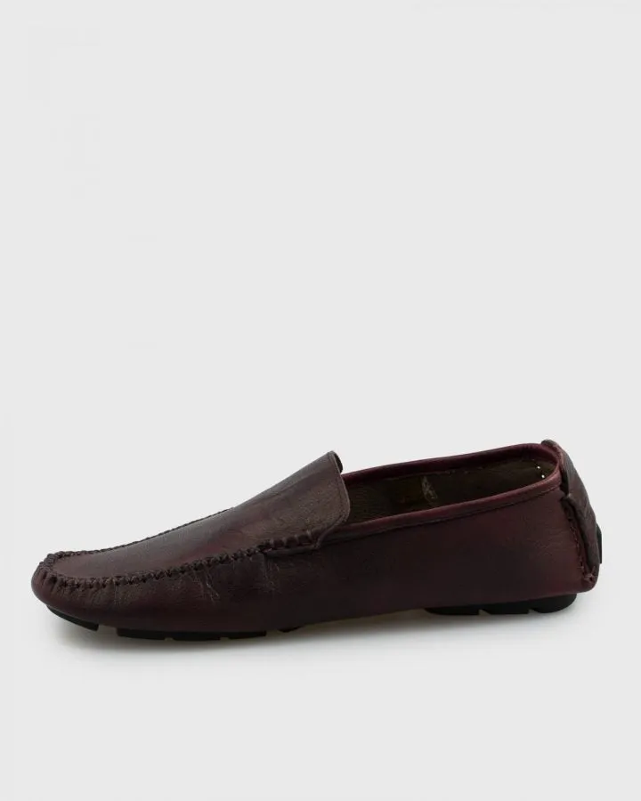 VINCENT & FRANKS S18VF200 MAROON DRIVING SHOE