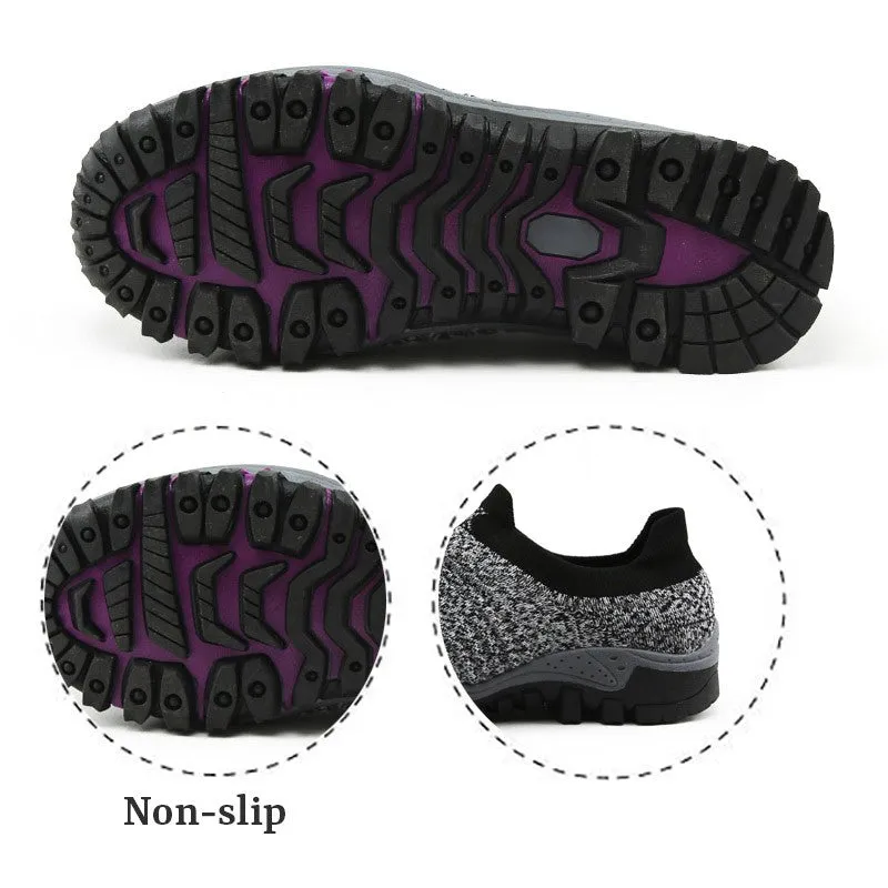 Women's Breathable Non-Slip flat shoes Two Choices  (plus wide and normal wide) rubber 2039