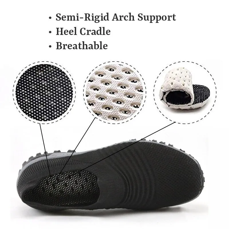 Women's Breathable Non-Slip flat shoes Two Choices  (plus wide and normal wide)