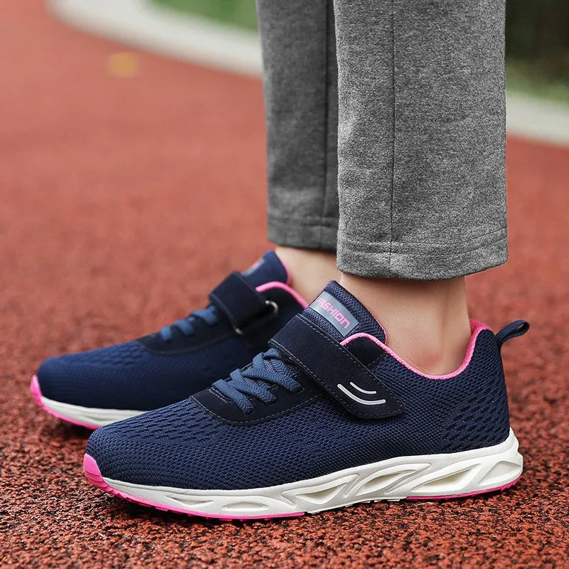 Women's Breathable Platform Slip-on Sneakers