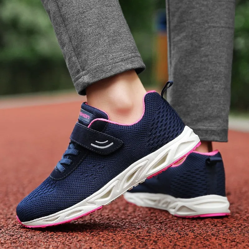 Women's Breathable Platform Slip-on Sneakers