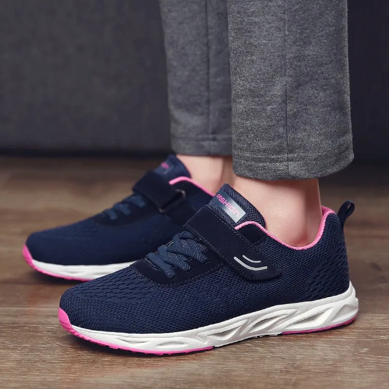 Women's Breathable Platform Slip-on Sneakers