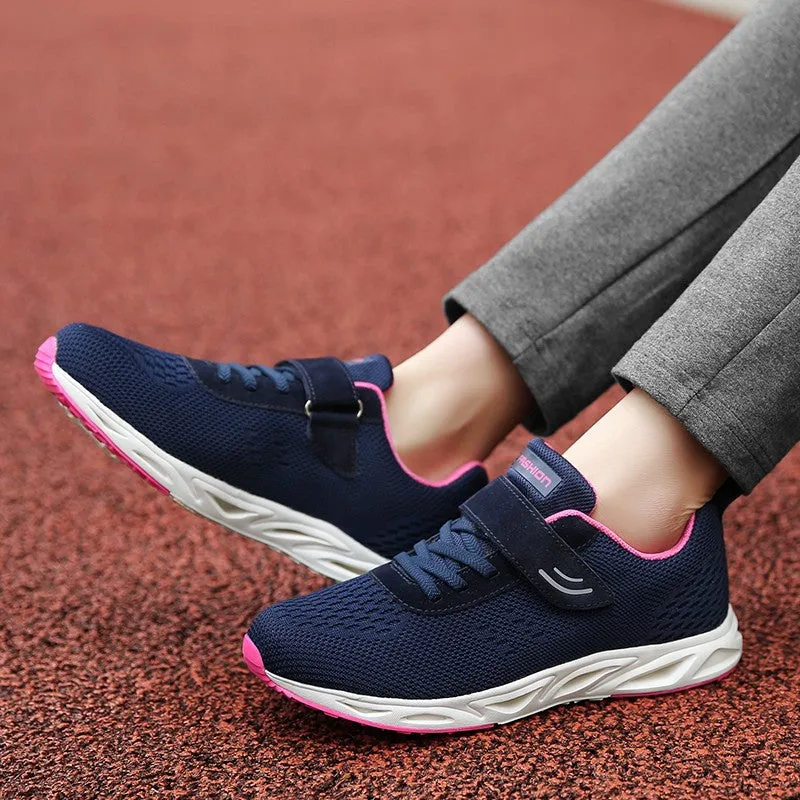 Women's Breathable Platform Slip-on Sneakers