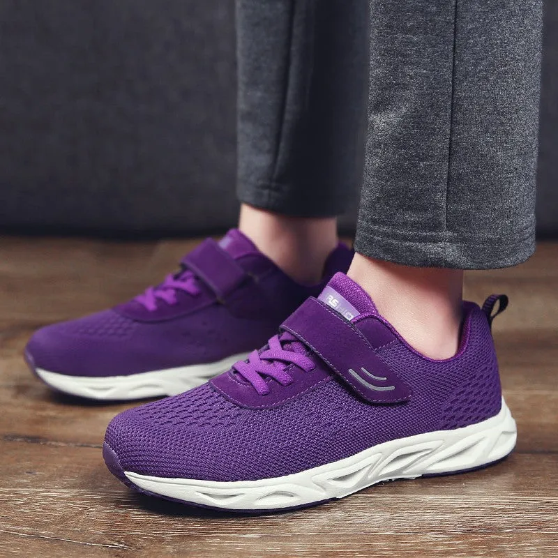 Women's Breathable Platform Slip-on Sneakers