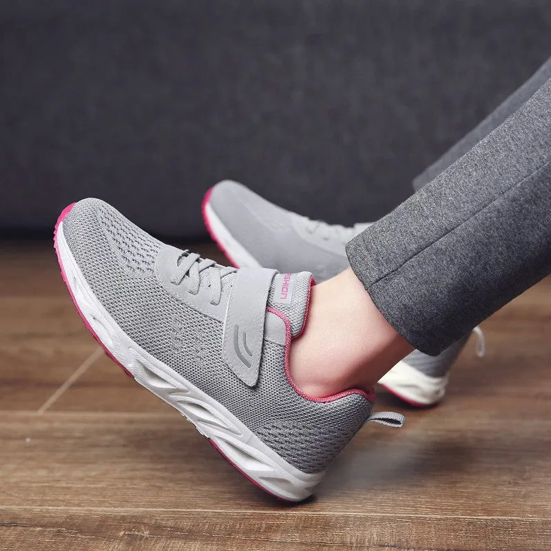 Women's Breathable Platform Slip-on Sneakers