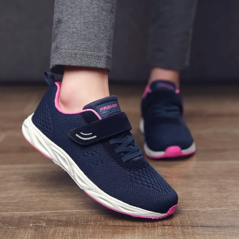 Women's Breathable Platform Slip-on Sneakers