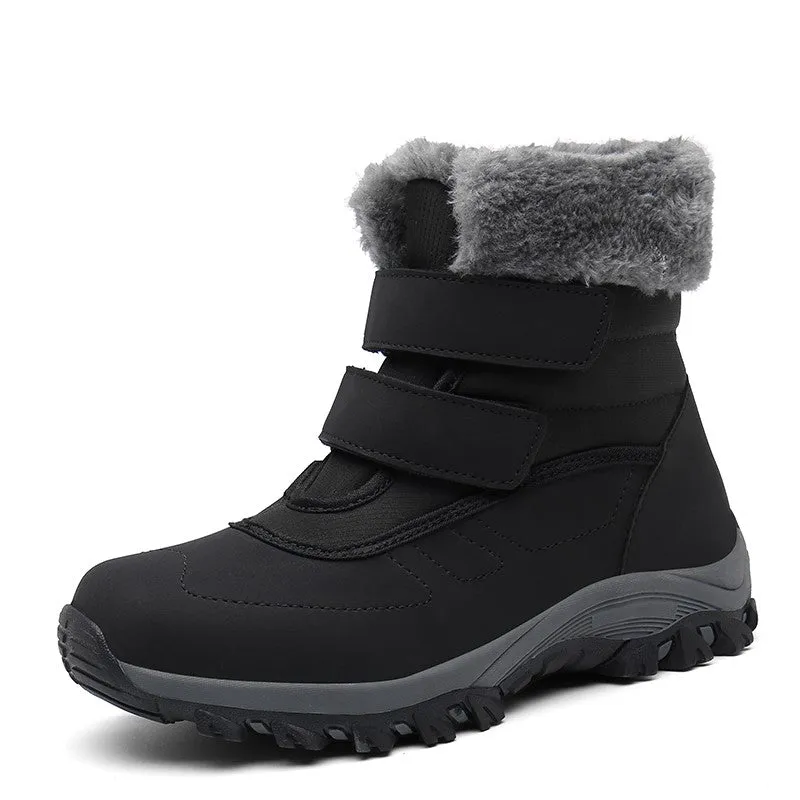 Women's winter thermal plush anti-skid comfortable snow boots