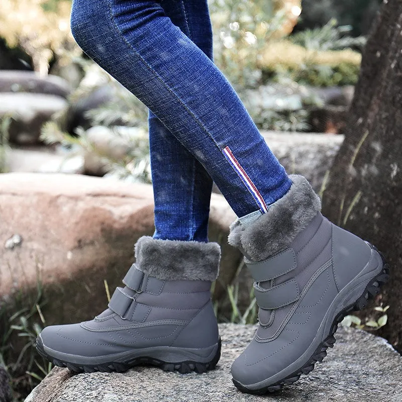 Women's winter thermal plush anti-skid comfortable snow boots