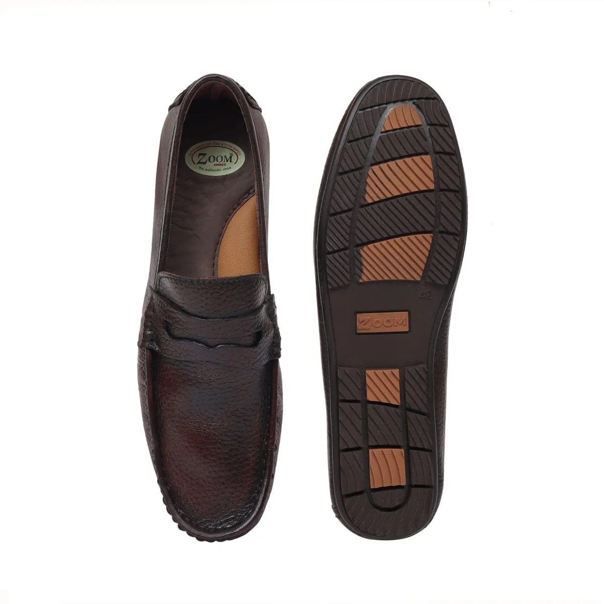 Zoom Shoes™ Leather Loafers for Men BT-36